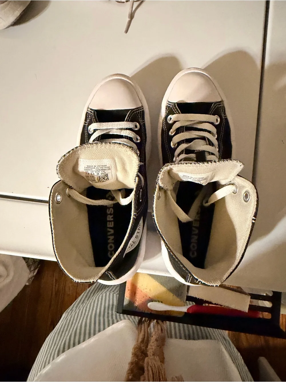 Converse Chuck Taylor All Star Move Platform High Top Sneakers Womens sz 7.5 - Picture 5 of 6